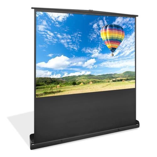 New prjsf1009 100-inch standing portable easy roll-up pull-out projection screen for sale