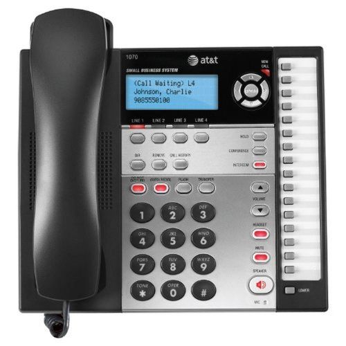 AT&amp;T 1070 4 Line Small Business Expandable Telephone System Intercom Caller ID