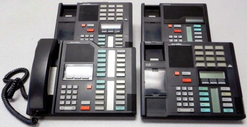 Meridian NT8B40, NT8B30AB-03, NT8B20AF-03 Business Telephones, Lot of 4