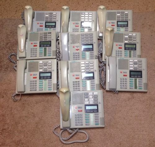 Lot of Ten (10) Nortel Norstar NT8B20AF-93 Business Phones