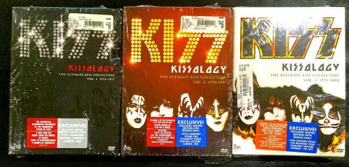 KISSology 1, 2, 3 OOP DVD Box Set Collection – MINT/Aucoin 5.1 MINT OOP Aucoin