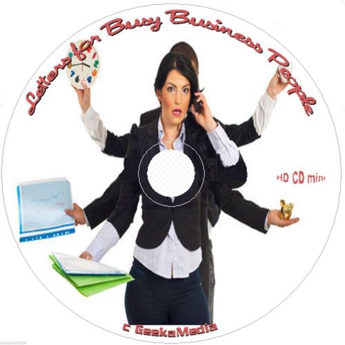 Letters for busy business people cd sales service writing book plan collections for sale