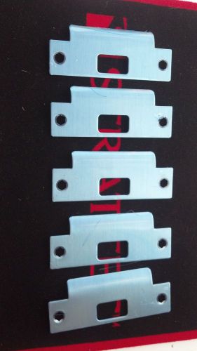 ANSI Stainless Steel Strike Plate lot of 10