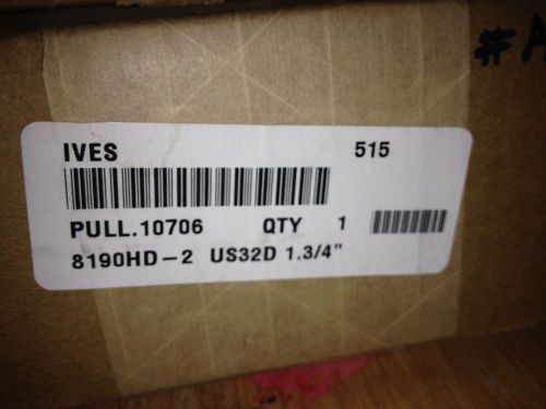 Ives Offset Door Pull Heavy Duty 12&#034;  8190HD-2  1 3/4&#034; US32D 10706