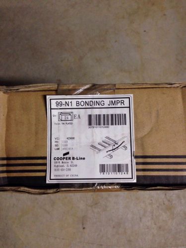 B-LINE 99-N1 BONDING JUMPER CABLE TRAY JOINTS 16 IN L COOPER 1 Box (qty 24)
