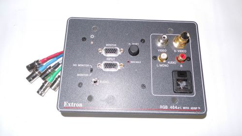 EXTRON 60-375-02 RGB 464XI BLACK ARCHITECTURAL INTERFACE MODULE FOR AV