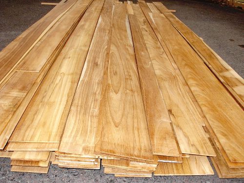 Teak thins veneer lumber wood, kd roughly 15 sq ft tectona grandis