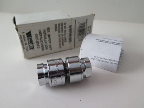 Watts   series n 9c chrome dual check  preventer 3/8&#034; (0063053) new in the box for sale