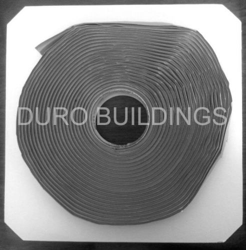 Duro Steel 6-40&#039; Rolls 240&#039; Double Bead Butyl 3/16&#034;x7/8&#039;&#039; for Arch Bin Buildings