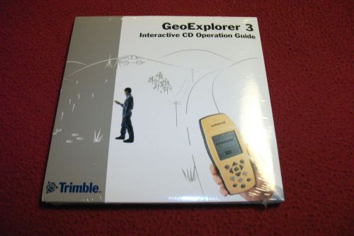 Trimble GPS Geo, GeoExplorer 3 Interactive CD operation guide P/N 38596-20 ENG R