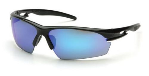 Pyramex Ionix Sports IO Ice Blue Mirror Sunglasses Polycarbonate Lens UV Eyewear