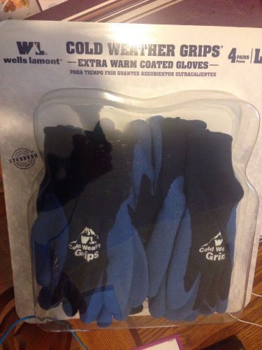4 Pairs Wells Lamont Cold Weather Grips