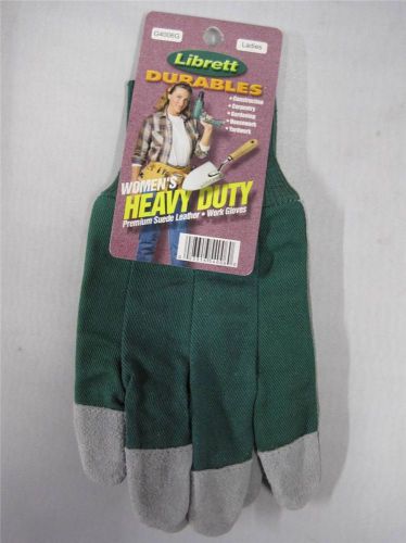 Librett Durables Women&#039;s Heavy Duty Premium Suede Leather Work Gardening Gloves