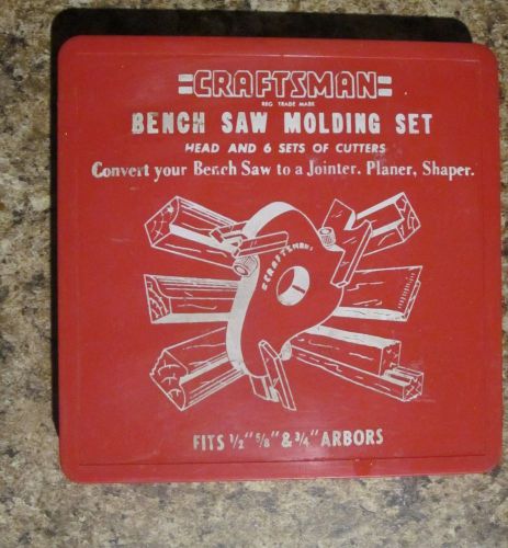 Craftsman bench saw molding set no. 9-3200 complete/box for sale