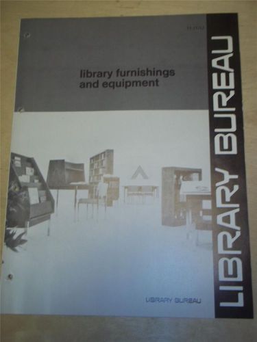 Library Bureau/Remington Rand Brochure~Furnishings/Equipment~Card Catalogs/Table