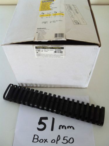 51mm Plastic Binding Combs 21 Ring (Box of 50)