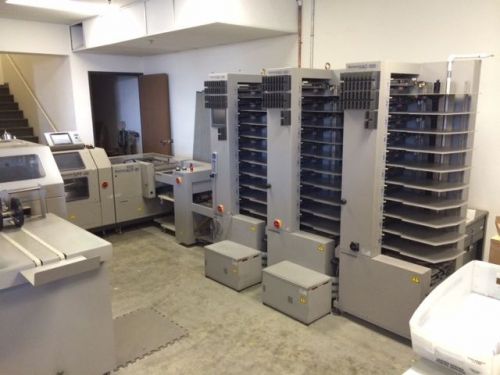 Standard horizon stitchliner bookletmaker system w/ 3 vac 100 towers mint cond for sale
