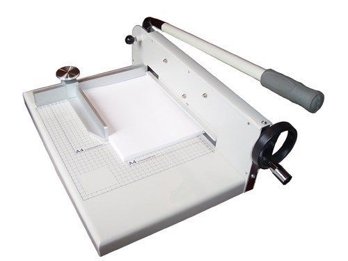 New 17&#034; manual paper cutter trimmer heavy duty cuts upto 300shts thick stack for sale