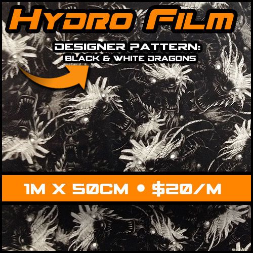 Hydrographics Dip Kit Water Transfer Printing Film Hydro Dip - Flame Dragons, US $329.99 – Picture 2