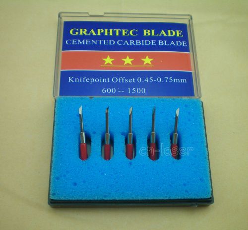5pcs 45° hq graphtec cb 15 blades for vinyl cutter cutting plotter for sale