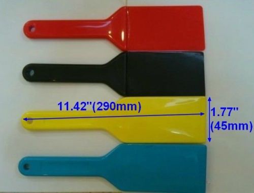 4PC Screen Printing Ink Spatulas Shovel Plastic Blade Print Ink Apply Clean Tool