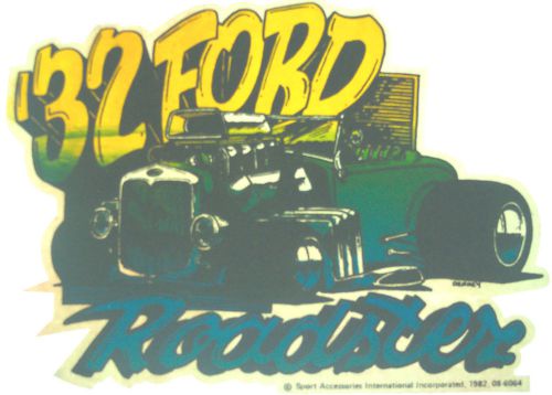 32 Ford Roadster  Vintage 80&#039;s  T-Shirt transfer  NOS