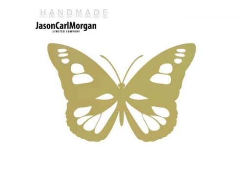 JCM® Iron On Applique Decal, Butterfly Gold