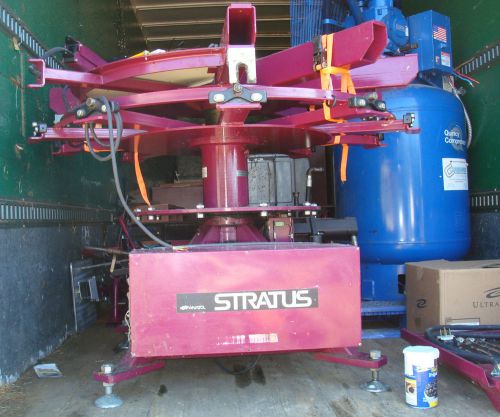 ANATOL Stratus Mod STA-1008 Silk Screen Textile Press 10 Station 8 Colors