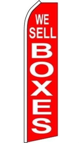 WE SELL BOXES  X-Large Swooper Flag - A-082