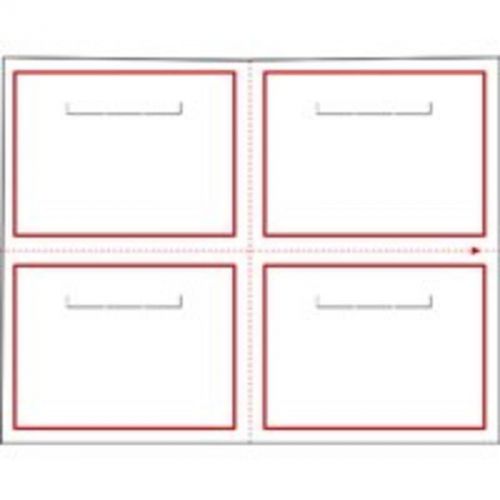 4/Sheet White Indoor Signs DOCUPRINT FORMS &amp; SIGNS Store Signage 692616938596