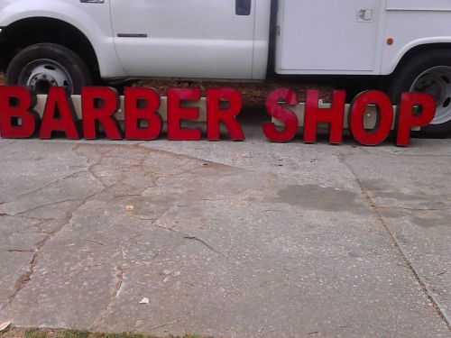 Brand New BARBER SHOP storefront sign