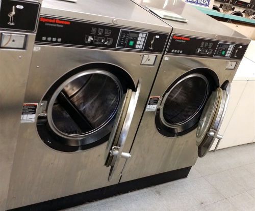 Speed queen frontload washer 1phase 208-240v stainless steel sc40bc2yu60001 used for sale