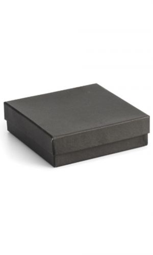 New 100 Black Cotton-Filled Jewelry Boxes - 3 1/2  Inch x 3 1/2 Inch x 1 Inch