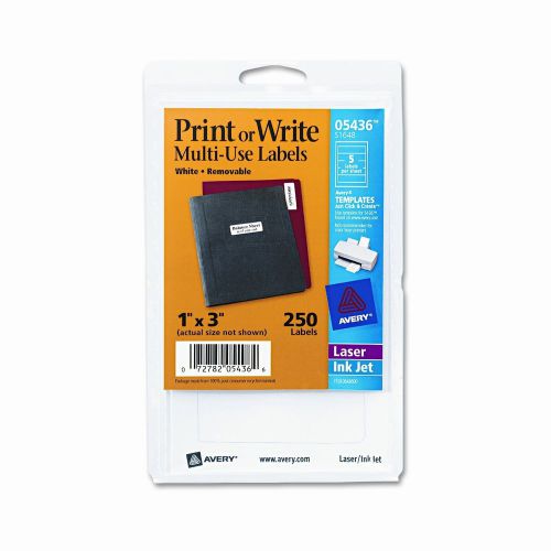 Avery consumer products print or write removable multi-use labels, 250/pack for sale