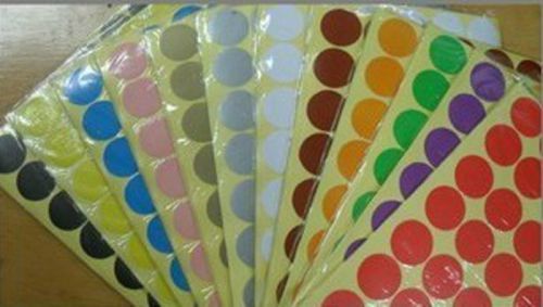 for shoptots only: 14000 LABEL STICKERS 0.8&#034;(round,d=20mm) 2000pcs/kind*7kinds