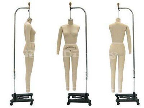 Professional Female dress form Mannequin Full Size 12 w/Legs+Arm