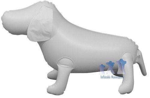 Inflatable Mannequin, Small Dog, White
