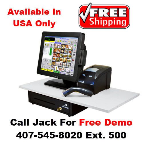 Touchscreen pos system - point of sale - restaurant pizza bar for sale