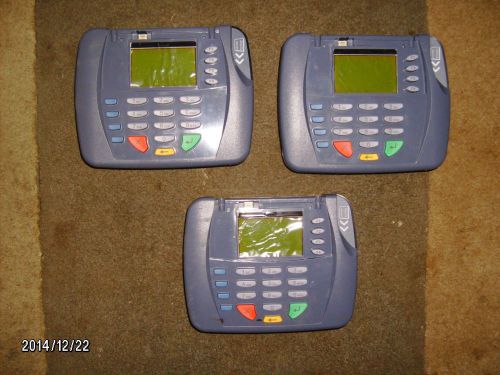 Verifone 7100 MPD Credit Card Machines Base Units - Lot of 3