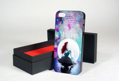 The Little Mermaid Galaxy Moon and Quote - iPhone and Samsung Galaxy Case