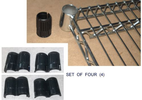 Set of 4 nsf/spg pcs3 shelf couplers/shelving sleeves for larger 1-1/4&#034; openings for sale