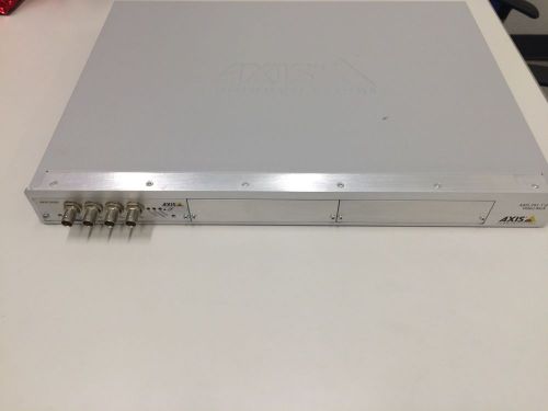 Axis 291 1U Video Server Rack Ethernet w/ 243Q card/12 BNC Cables / Transceiver