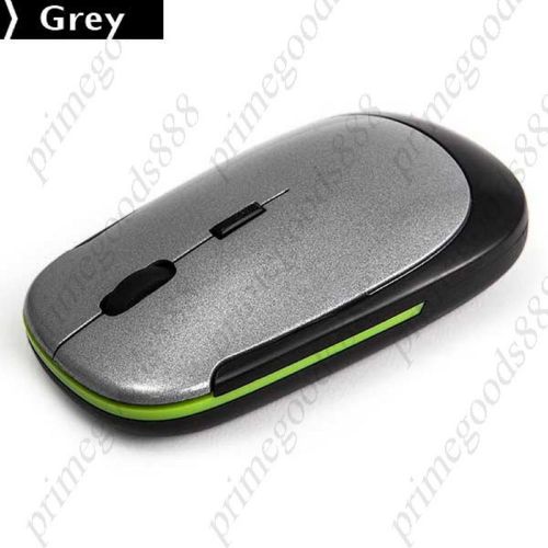 2.4ghz 1600 wireless cordless optical mouse mice mini hidden usb receiver grey for sale