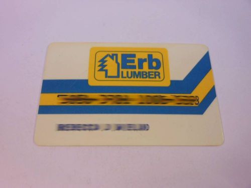 VINTAGE CREDIT CHARGE CARD ERB LUMBER BANCOHIO NATIONAL BANK C3728