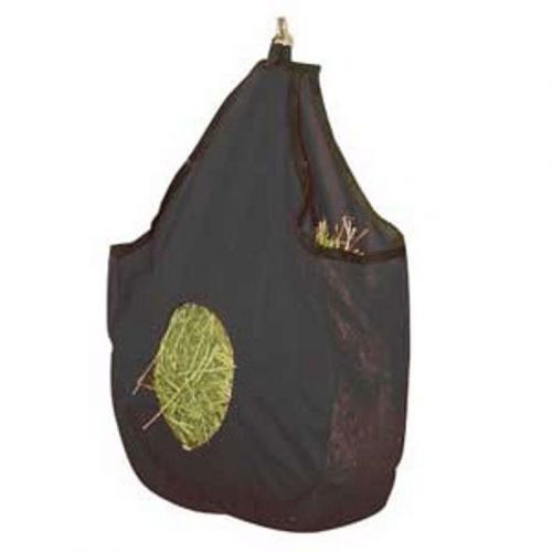 PARTRADE Hay Bag with Mesh Guesset Equine Horse Feeding BLACK