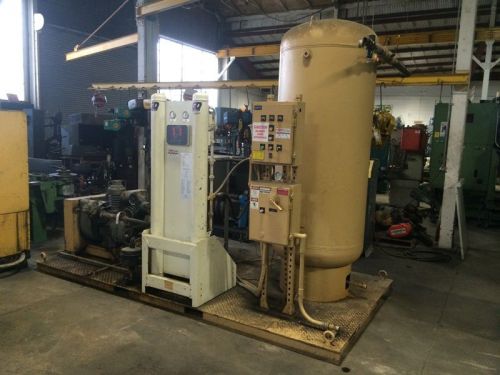 25 hp. ingersoll-rand air compressor skid (26978) for sale