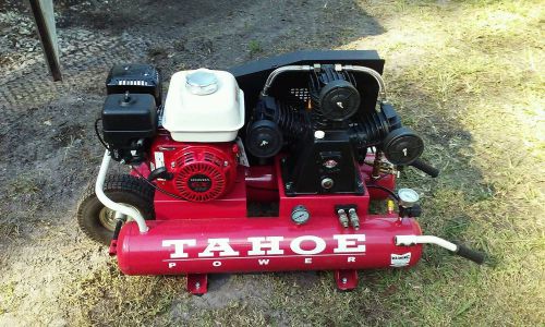 New tahoe power-honda 3-cylinder powered wheelbarrel air compressor 125 psi for sale