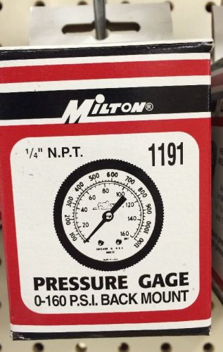 Milton 1191 1/4 N.P.T Pressure Gage
