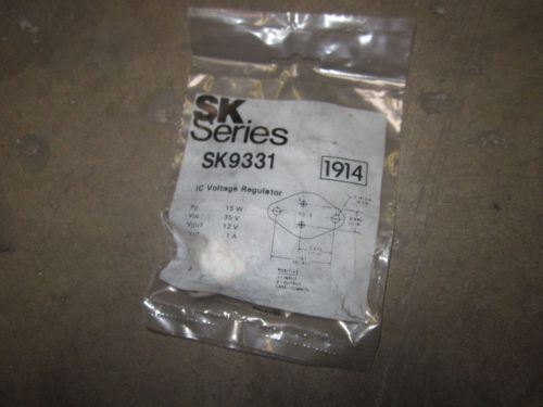 LOT OF 2 SK SERIES SK9331 IC VOLTAGE REGULATOR *NEW IN A FACTORY BAG*