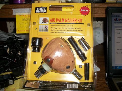 Tool shop air palm nailer kit  everything needed is included for sale